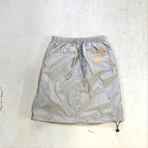 Y2K ELLE GRAY NYLON SKIRT FOR GIRL